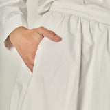 Floral Applique Midi Skirt