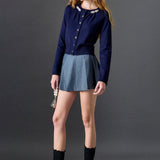 Pearl and Rhinestone Accent Cardigan