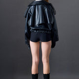 Trench Faux Leather Jacket