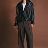 Trench Faux Leather Jacket