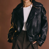 Trench Faux Leather Jacket