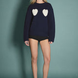 Pearl Heart Sweater