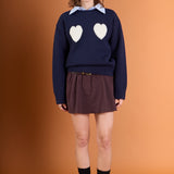 Pearl Heart Sweater