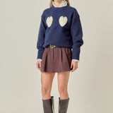 Pearl Heart Sweater