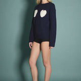 Pearl Heart Sweater