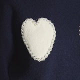 Pearl Heart Sweater