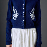 Floral Embroidery Cardigan