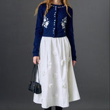 Floral Embroidery Cardigan