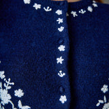 Floral Embroidery Cardigan