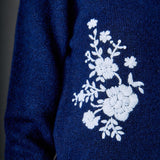 Floral Embroidery Cardigan