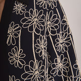 Floral Embroidered Collar Mini Dress