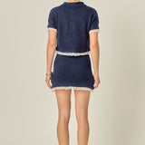 Scallop Detailed Knit Skirt