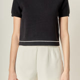 Braided Detail Knit Top