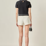 Braided Detail Knit Top