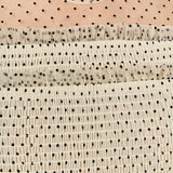 Polka Dot Puff Sleeve Peplum Top