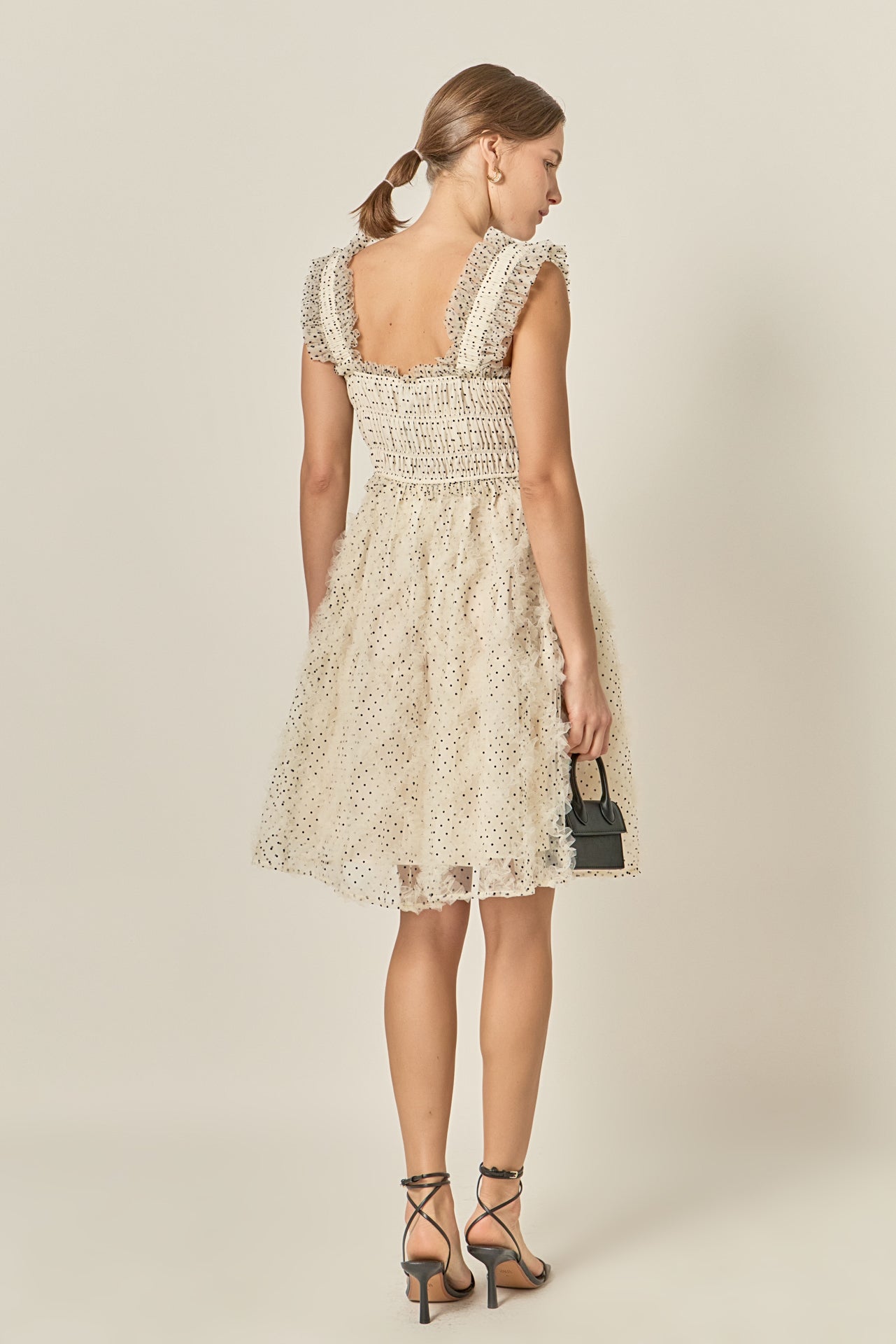 organza polka dot dress MILLE Lucie Dress in Organza Dot XXS