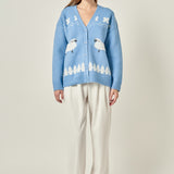 Sheep V-Neck Cardigan