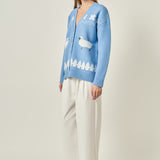 Sheep V-Neck Cardigan