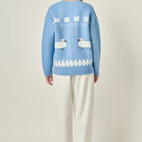 Sheep V-Neck Cardigan
