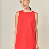 Bow Detailed Sleeveless Stretchy Dress