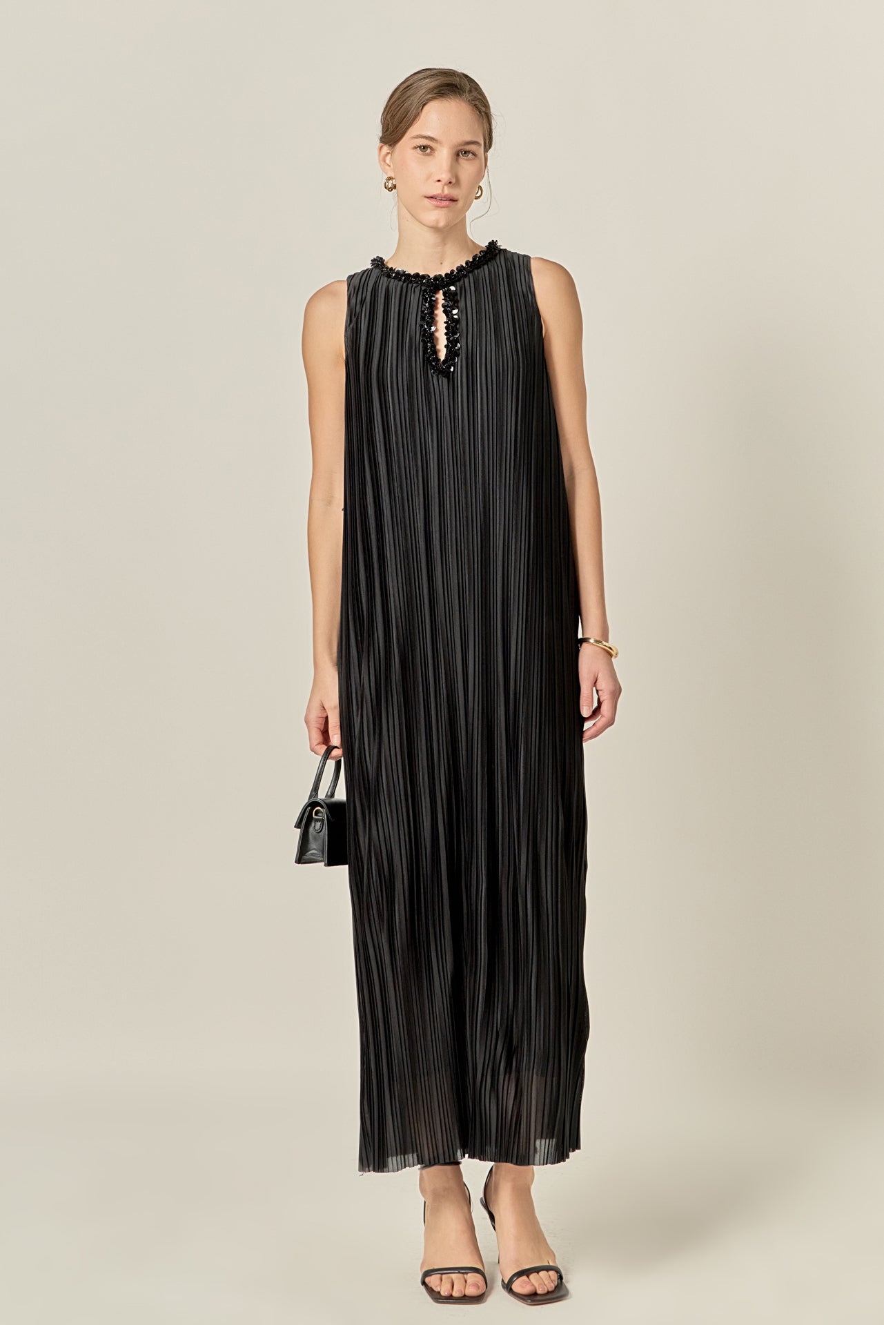 english factory linen cotton ric rac midi dress English Factory