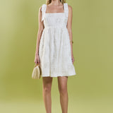 Sequin Bow Tie Mini Dress