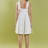 Sequin Bow Tie Mini Dress