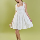 Sequin Bow Tie Mini Dress