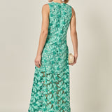 Floral Embroidered Midi Dress