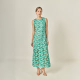 Floral Embroidered Midi Dress
