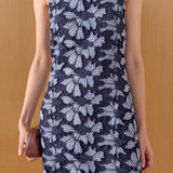 Floral Embroidered Midi Dress