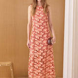 Floral Embroidered Midi Dress