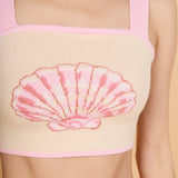 Seashell Knit Crop Top