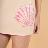 Seashell Knit Mini Skirt