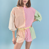 Striped Colorblock Shirt