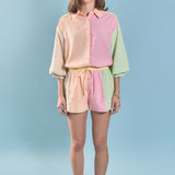 Striped Colorblock Shirt