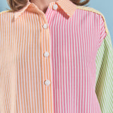 Striped Colorblock Shirt