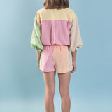 Striped Colorblock Shorts