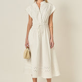 Scallop Ric Rac Midi Dress