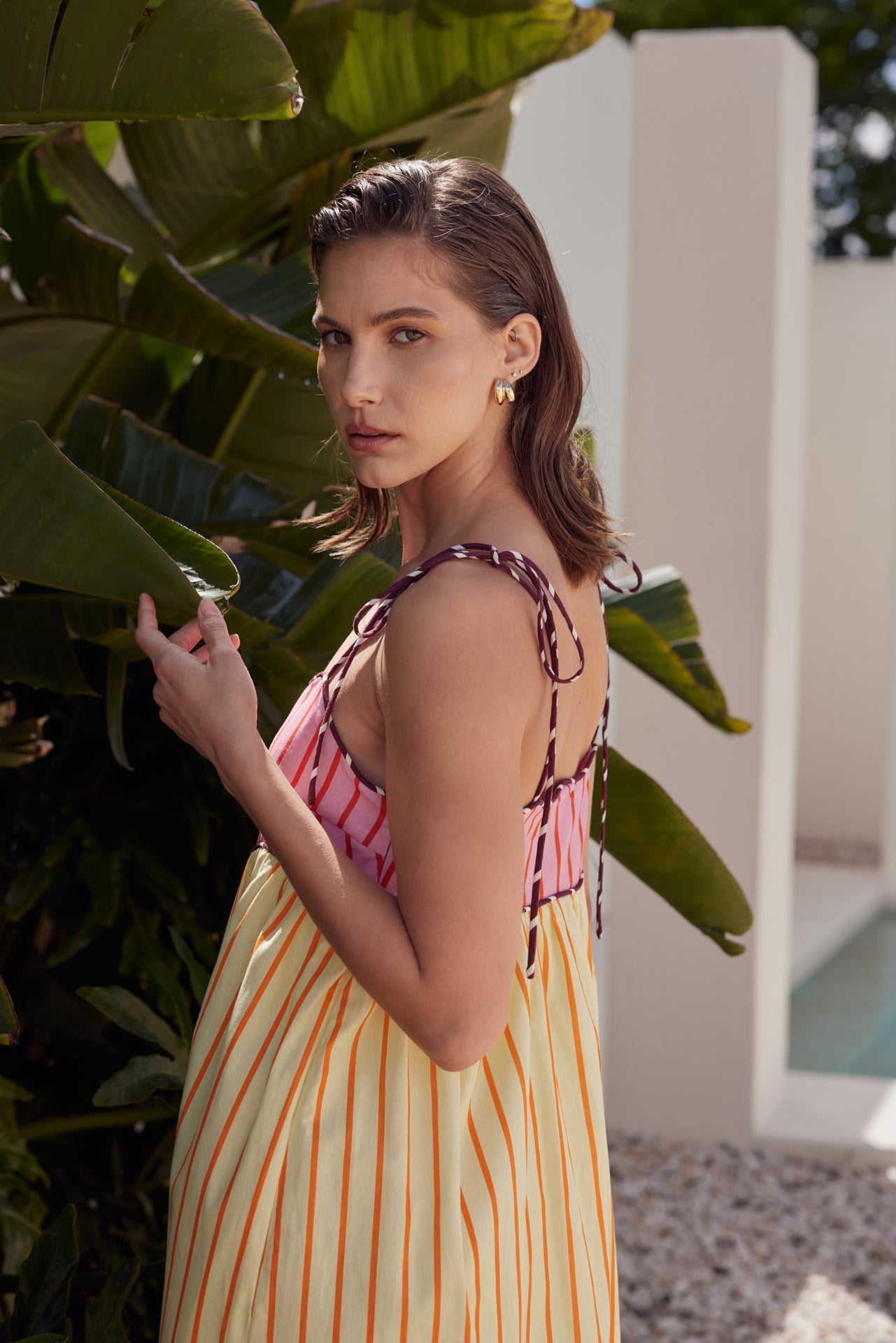 english factory colorblock maxi dress Color Block Maxi Dress