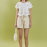 Cotton Drawstring Shorts