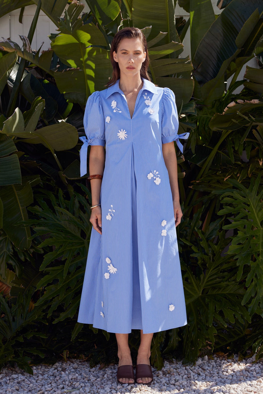 Women's Midi Dresses | Floral, Tiered, Puff Sleeve English Factory Women's Midi Dresses | Floral, Tiered, Puff Sleeve English Factory