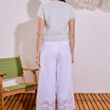 Textured Knit Crew Neck Top