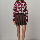 Pleated Mini Skort