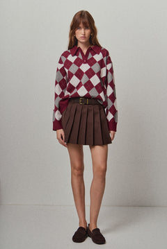 Pleated Mini Skort