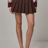 Pleated Mini Skort