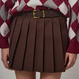 Pleated Mini Skort