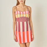 Sorbet Stripe Mini Dress