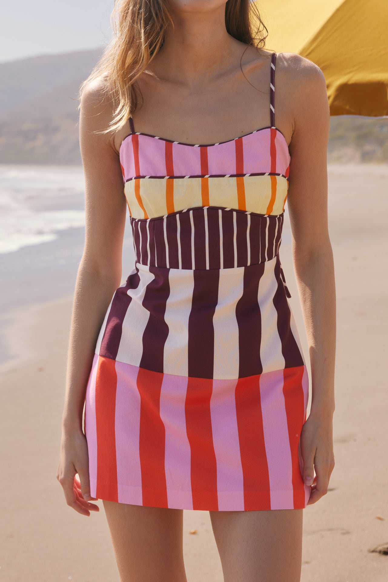 Sorbet Stripe Mini Dress – English Factory