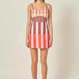 Sorbet Stripe Mini Dress